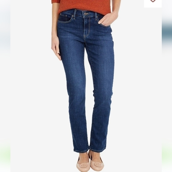 Levi's 505 Straight Leg Blue Jeans - Picture 1 of 6